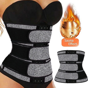 Amazon Hot Sale Body Shaping Sweat Belt Fitness Waist Protection Waist Seal Belt Postpartum Abdominal Shaping Clothes Plastic Belt