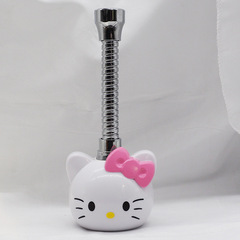 Cartoon faucet booster splash-proof extender household tap water-saving shower head three-speed water outlet