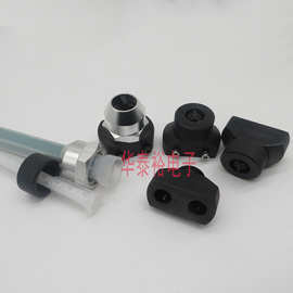 AB双液点胶阀卡口 圆口混合管三通/点胶机压力桶胶阀配件点胶针头