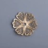 Copper-mesh flower-gold, color retention, bottom bracket, 30mm-1 piece