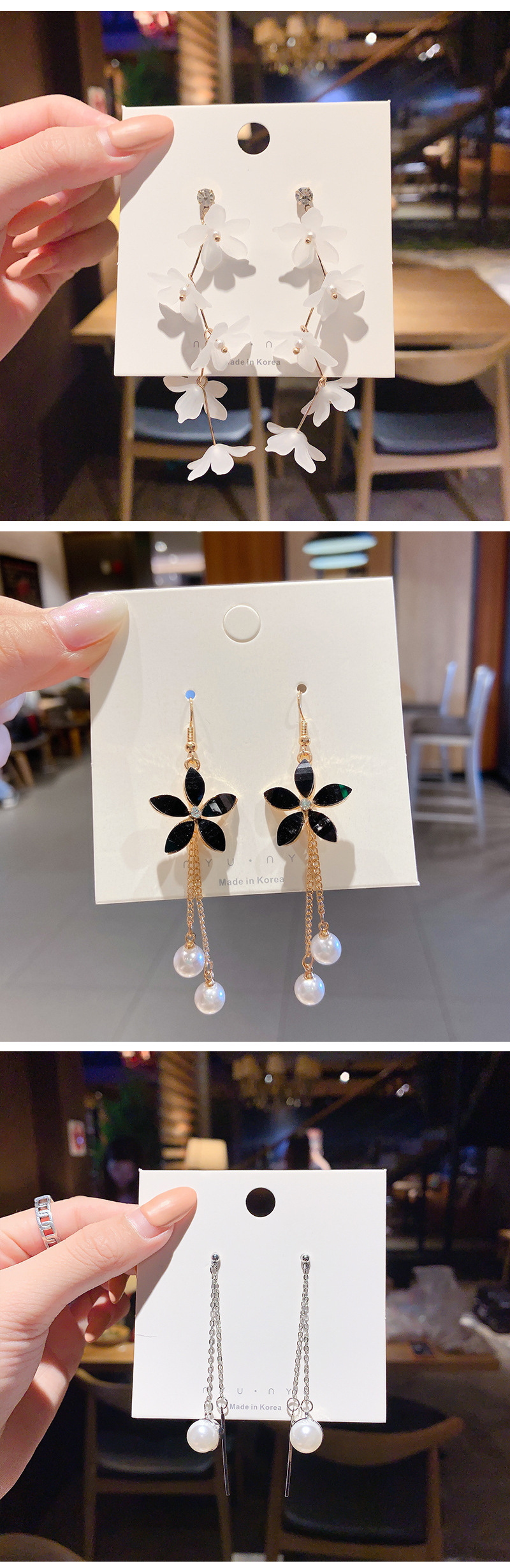 Fashion Heart Shape Alloy Plating Inlay Artificial Gemstones Women's Drop Earrings 1 Pair display picture 1