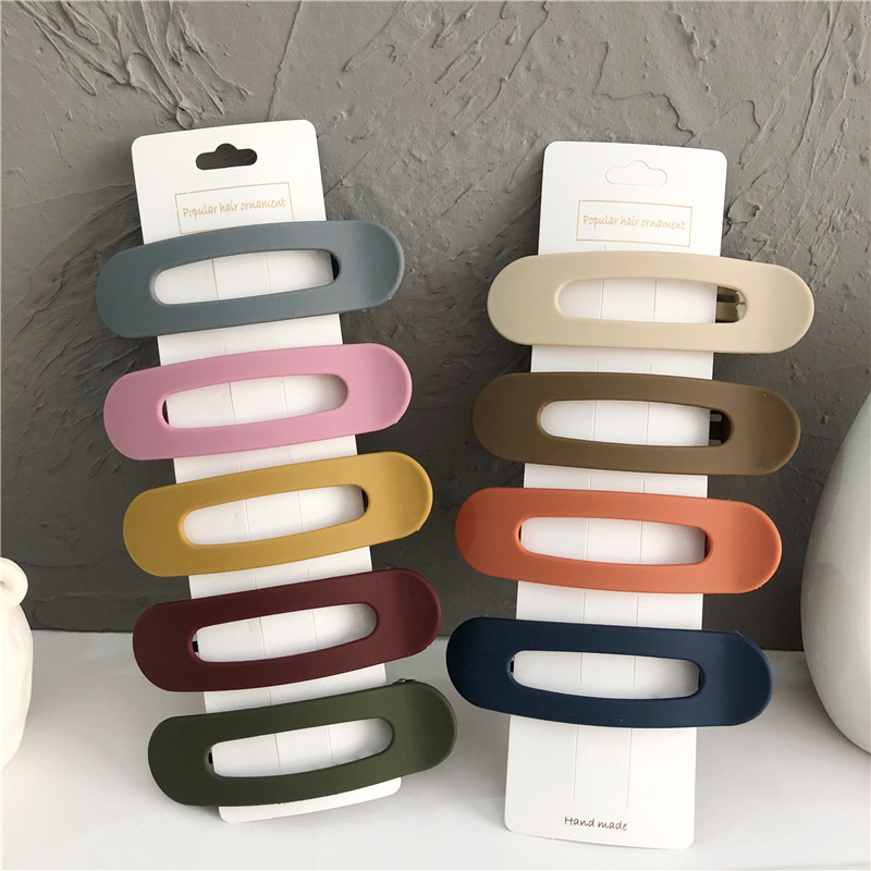 20g Weight Hair Clip Hair Accessories Type Birthday Occasion Plastic Material Solid Color Pattern Women'S Gender Simple Style Style Simple Style Solid Color Plastic Hair Clip 6