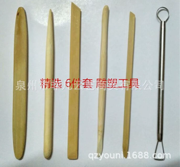 Selected 6-piece set of clay sculpture tools/sculpture tools/figure making tools/student suit tools