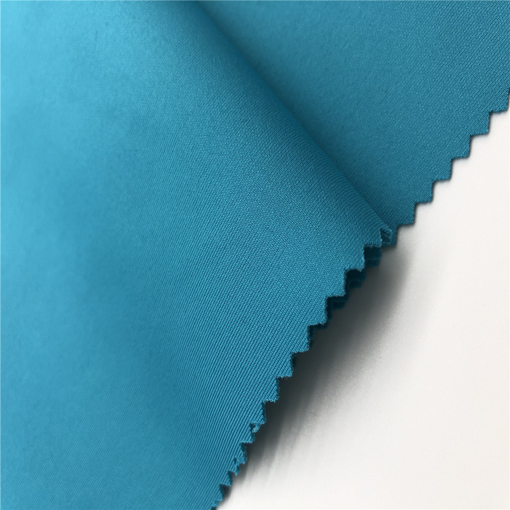 弹力空气层口罩布  涤氨纶针织布 秋冬夹克面料 双面针织布