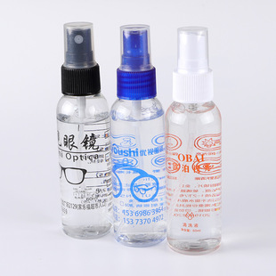 Factory wholesale new lens cleaner 60ml care glasses cleaning solution glasses Water LOGO