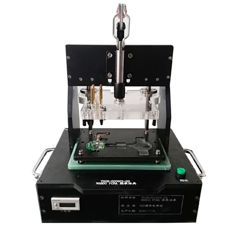 PCB脱机MBPCBA板烧录测试治具座程序bios自动MCU程序探针单片机夹