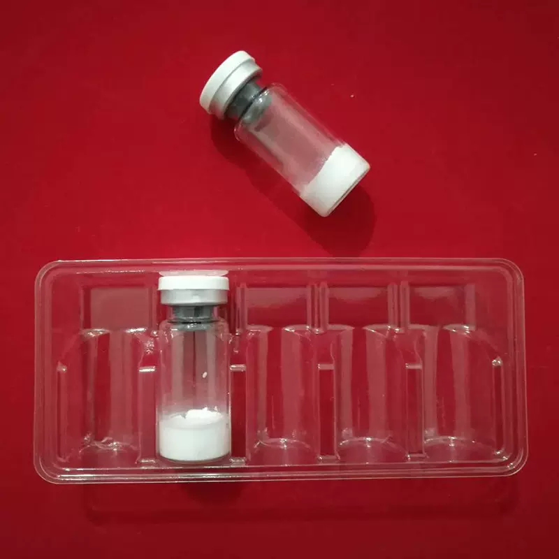 10毫升5支西林瓶粉针吸塑托盘 吸塑托盘包装 透明粉针吸塑托盘
