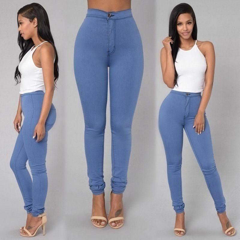 Women's Daily Vacation Solid Color Full Length Zipper Skinny Pants display picture 3