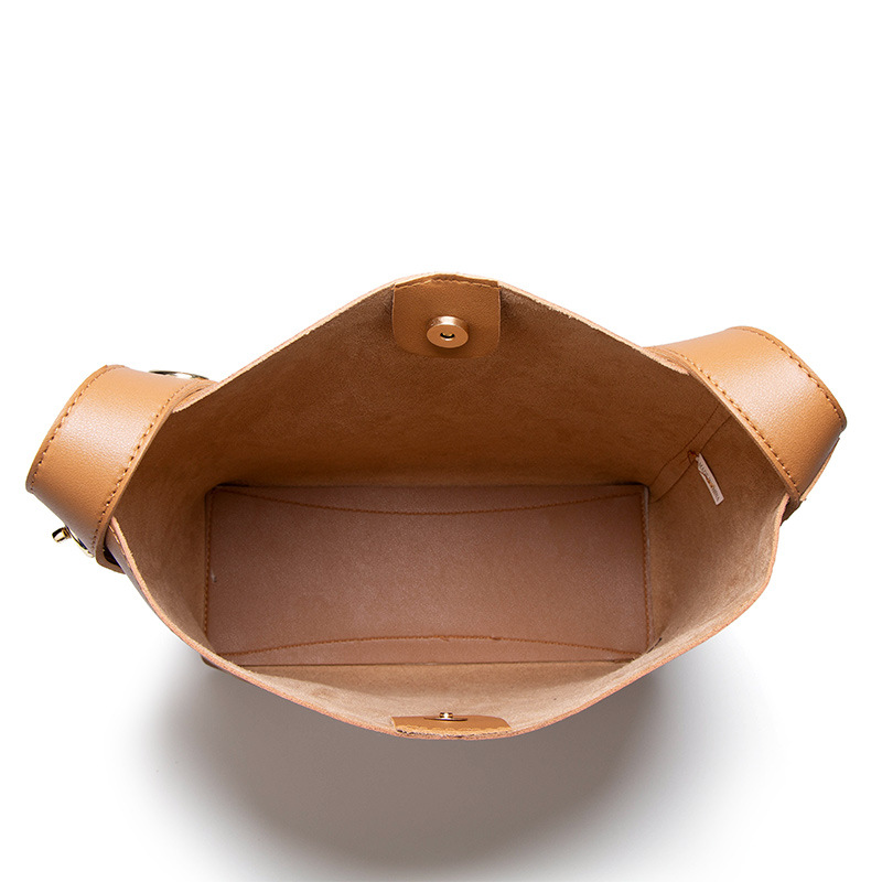 Water Bucket Mother and Child Women's 2024 Simple Large Capacity Soft Leather Korean Chic One Shoulder Crossbody Bag_voghion.com