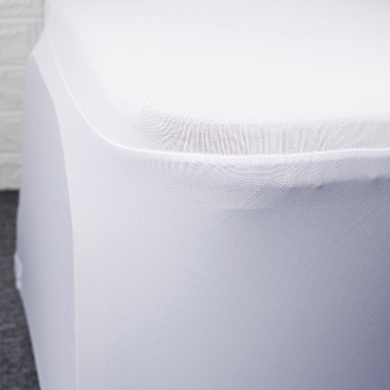 Solid Color Pattern Elegant Solid Color Spandex Polyester Chair Cover