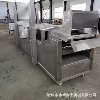芝麻球加工生产油炸流水线 口水面油炸流水线 小黄鱼油炸流水线