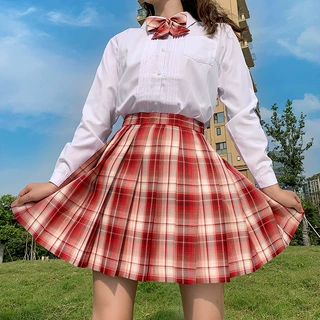草莓可爱多jk【糖时校舍】 原创设计JK制服裙|百褶裙格裙夏季女