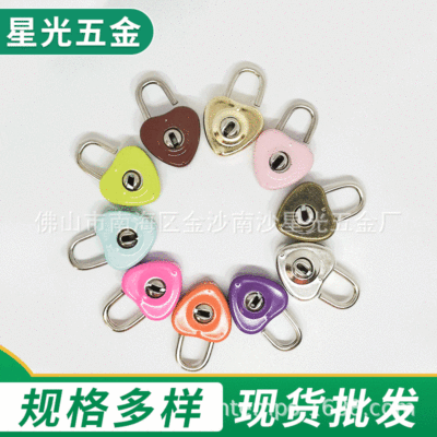 Manufactor supply diary Heart-shaped lock Sheet iron lock Metal love Process lock