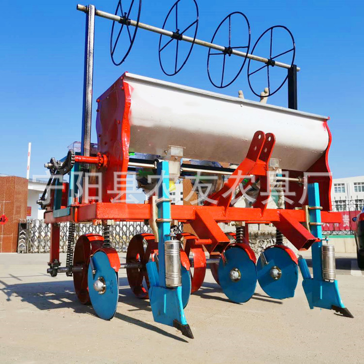 播种机大豆定做机玉米花生播种机播种施肥一体机