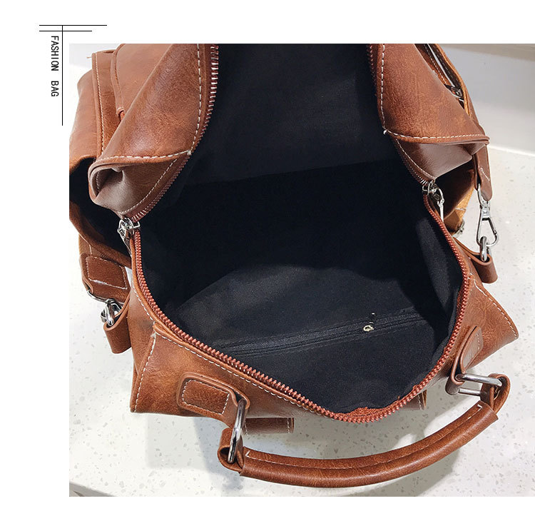 PU Leather Women's Backpack Bag Pillow bag Wholesale Women's Fashion Large Capacity