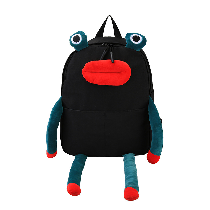 2022 New Cute Frog Cute Backpack Cute Pet Funny Student Large-capacity Schoolbag Girl Trend Backpack