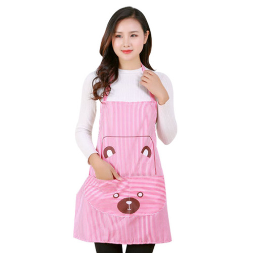 Korean version of kitchen apron cooking household oil-proof apron manufacturer wholesale apron LOGO promotional advertising apron