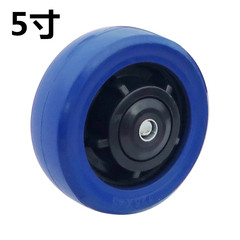 Heavy-duty rubber wheels 4-inch 5-inch 6-inch 8-inch Dongguan Xintu casters single wheel tread wear-resistant flat trolley push wheels