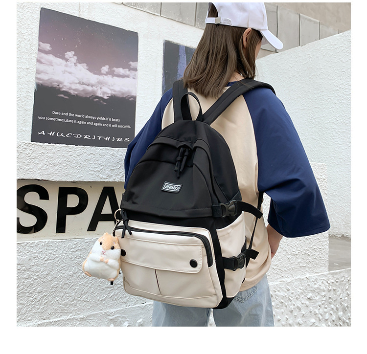 Cute Schoolbag Korean Version Of High School Students Soft Sister Japanese Primary Large-capacity Backpack display picture 6