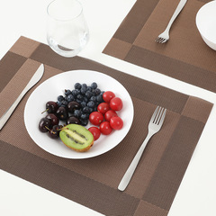 Ningxin cross-border Teslin environmentally friendly PVC placemat 30*45 insulated non-slip dining table mat coaster table flag western food mat