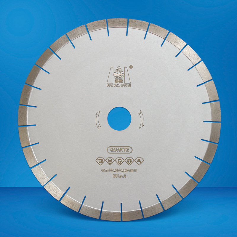 400mm石英石微晶石硅酸钙板连续性好不崩边锋利 扇形齿锯片