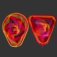 铝合金抄网头三角椭圆形大物抄网头加宽一体抄网钓鱼渔具垂钓用品