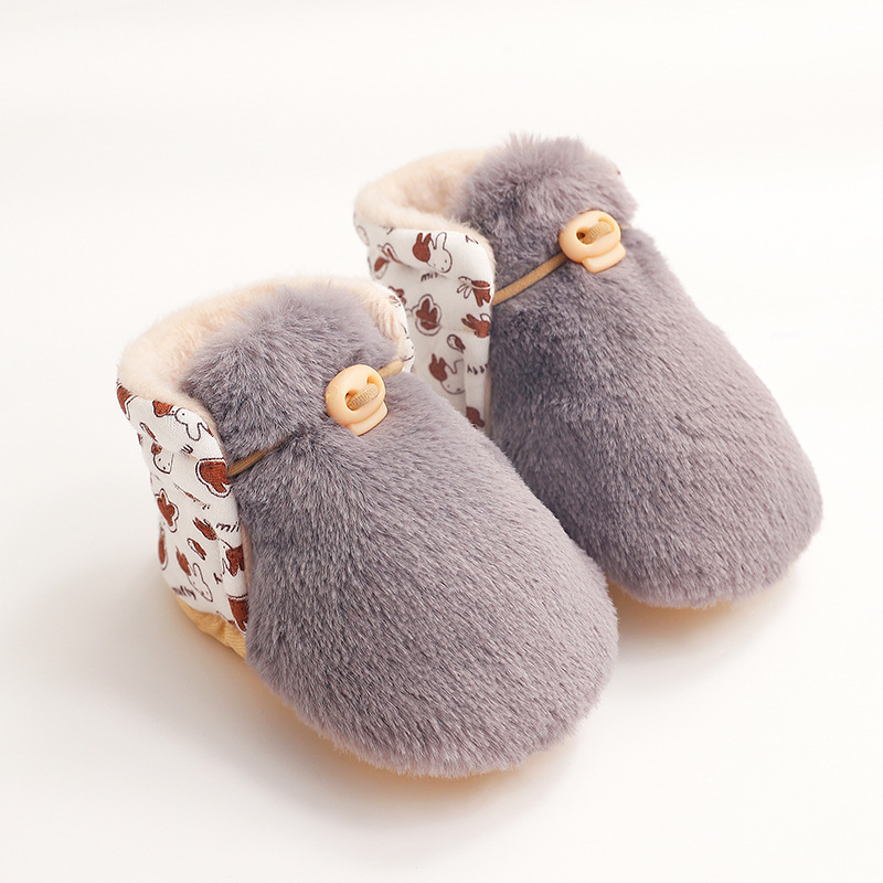 Chaussures bébé en Peluche imitation lapin - Ref 3436871 Image 8