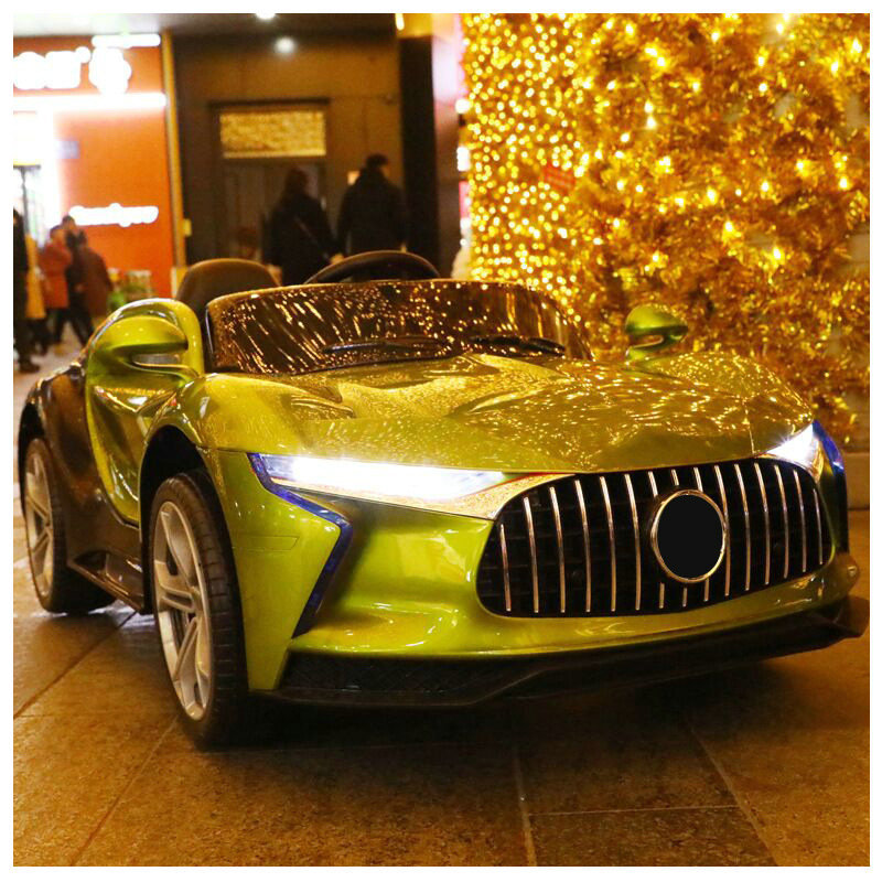 Nuevo coche eléctrico de Doble accionamiento coche eléctrico de cuatro ruedas para niños con asiento coche eléctrico de juguete de educación temprana para bebés