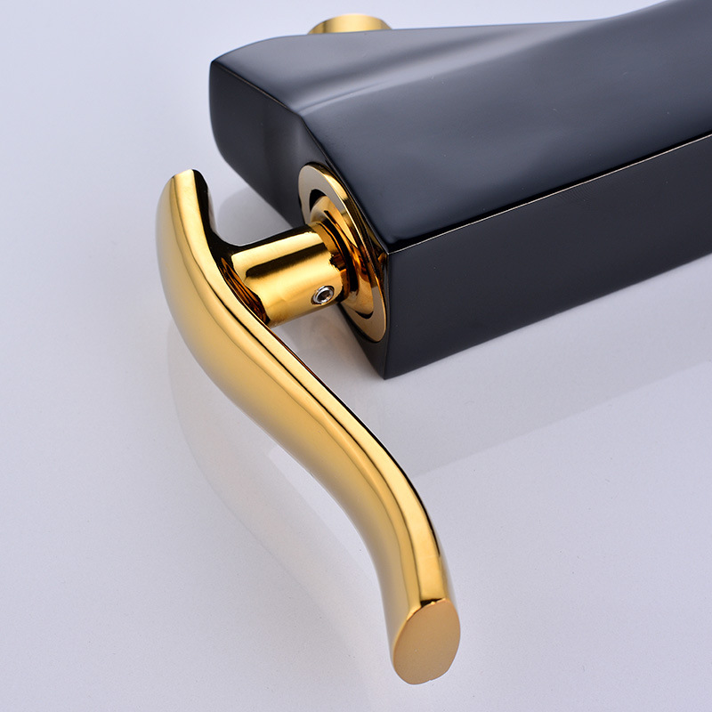 Factory direct sales of European-style matte colored washbasins, hot and cold mixed faucets, thickened all-copper main body bathroom cabinet faucets undefined
