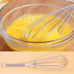 Stainless steel egg whisk home baking tool 10-wire manual egg mixer egg white whipper wholesale