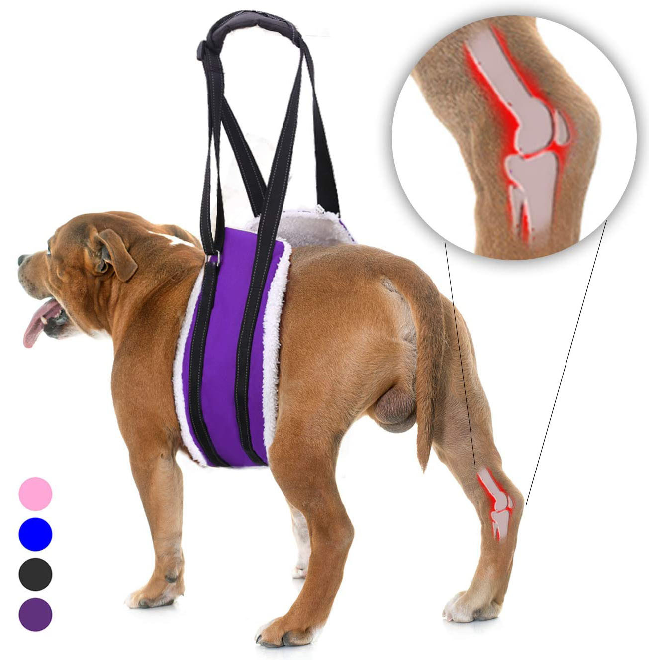 Auxiliary handheld adjustable suspenders