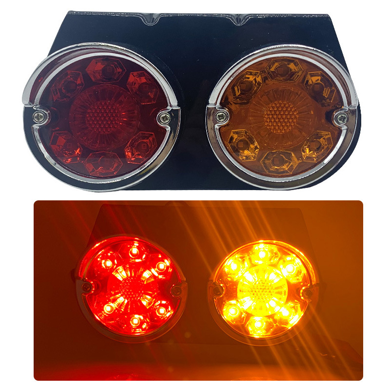 Luz lateral del camión universal luz lateral del remolque camión luz de giro luz trasera del remolque luz lateral del remolque 12-24V