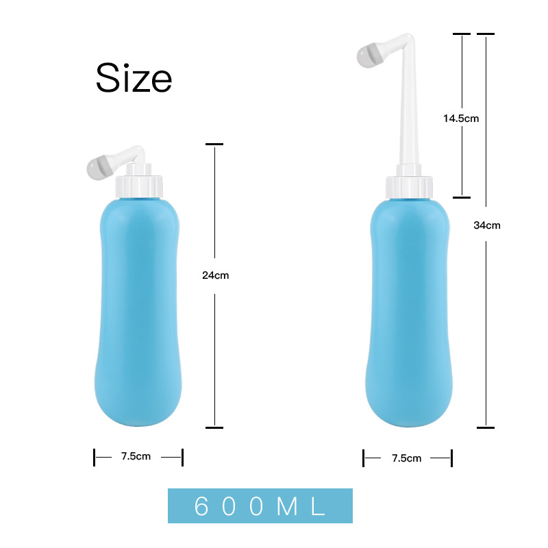 Hand-held anal hygiene douche