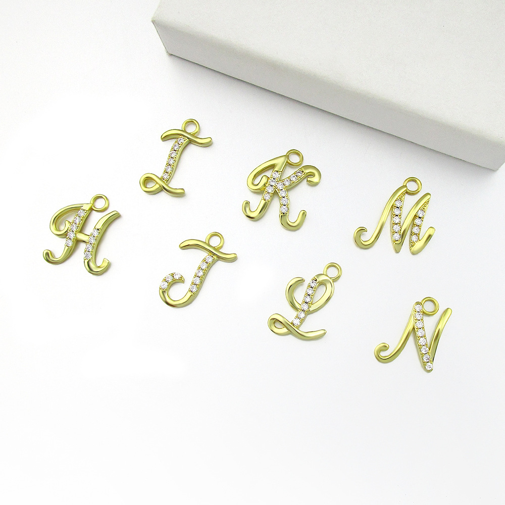 New 26 Letter Earrings Jewelry Simple Earrings Retro Fashion Earrings Gift Wholesale display picture 3