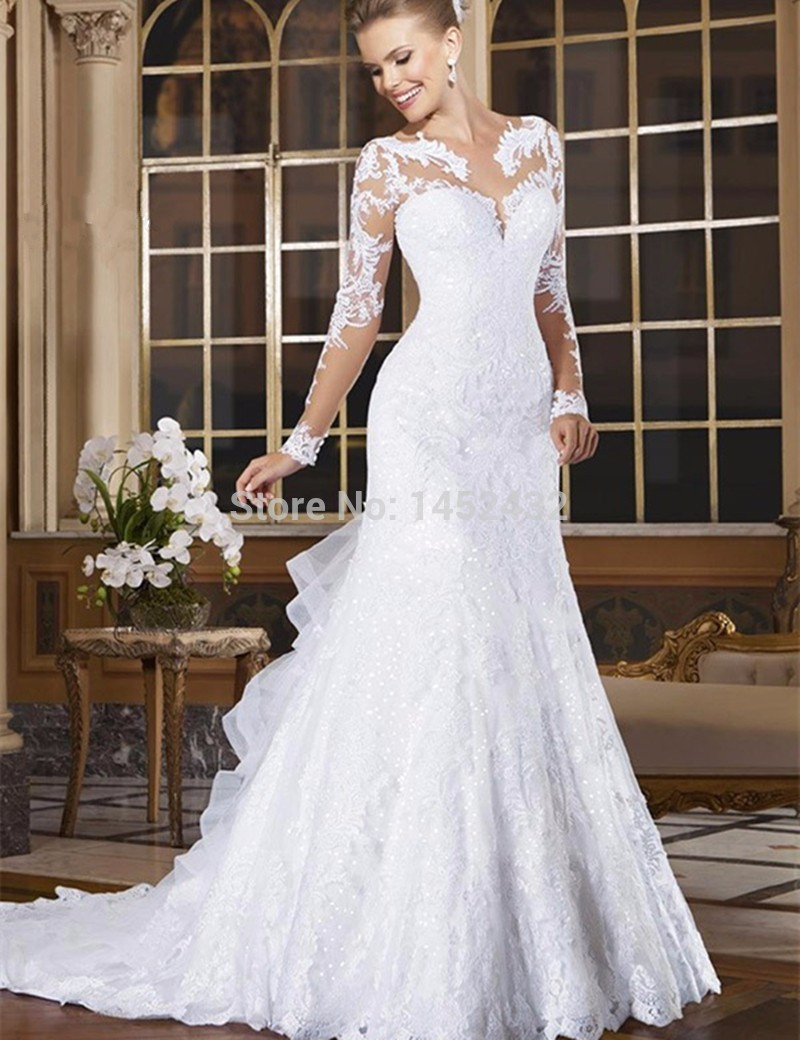 Sexy lace wedding dress
