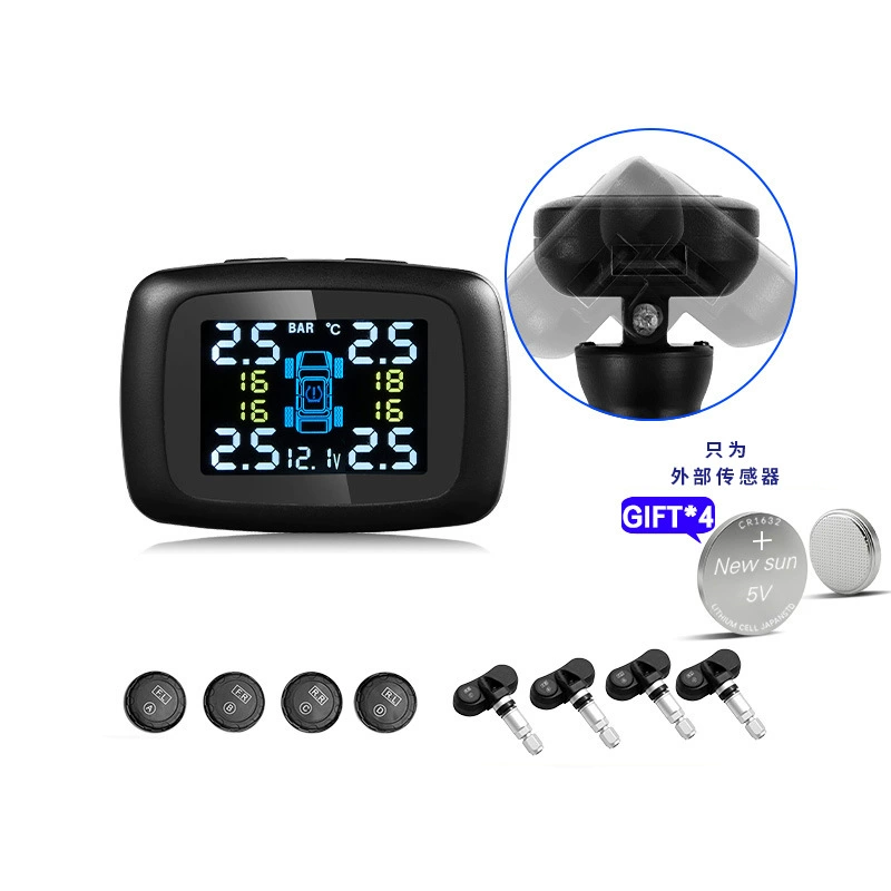 Встроенный в зажига́тель автомобильный датчик давления в шинах TPMS, кросс-бордер монитор давления в шинах, может качать головку