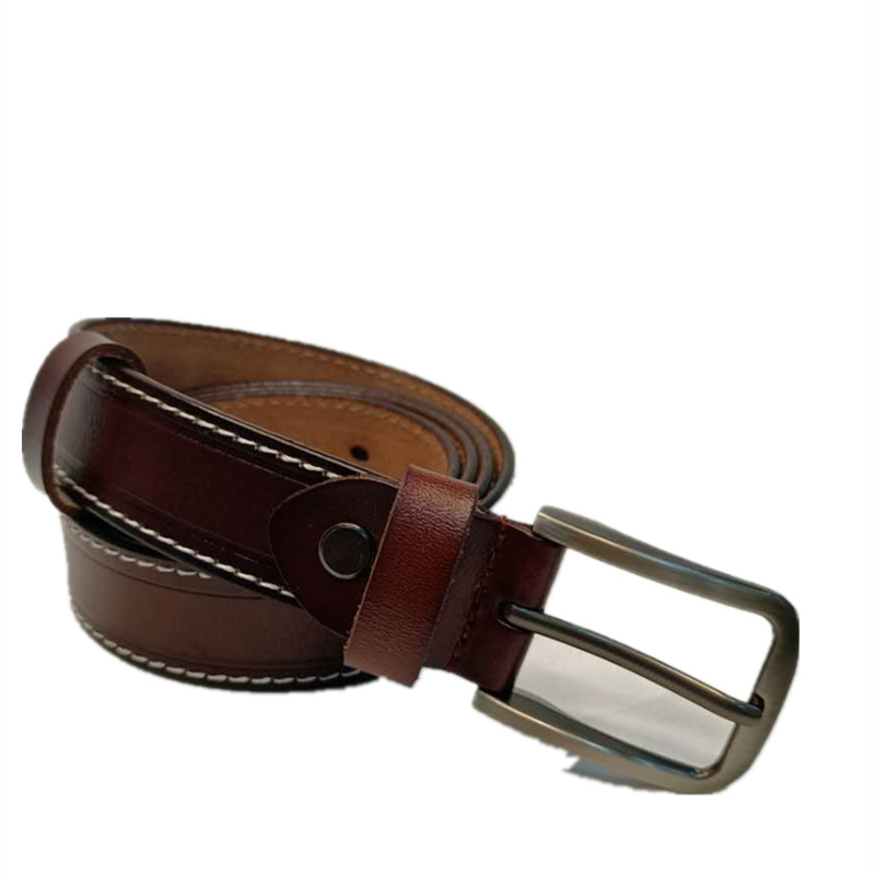 Boucle de ceinture en cuir de vache pour femmes et hommes, ceinture décontractée et polyvalente, Version coréenne, rétro, tendance, cadeau pour hommes, offre spéciale_voghion.com