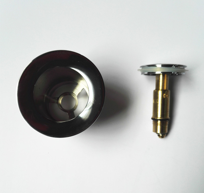 Guangdong todo el cobre bañera drenaje tipo rebote filtro de malla pie pie bañera drenaje accesorios enchufe