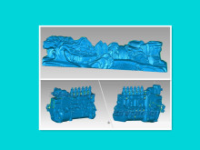 便携式汽车发动机零部件三维扫描仪工业建模抄数机3D造型扫描仪器