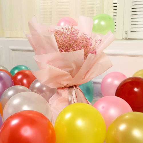 1.2g Latex Balloon Birthday Wedding Decor 10-inch Pearlescent Round Balloon Festival Scene Wedding Room Decoration