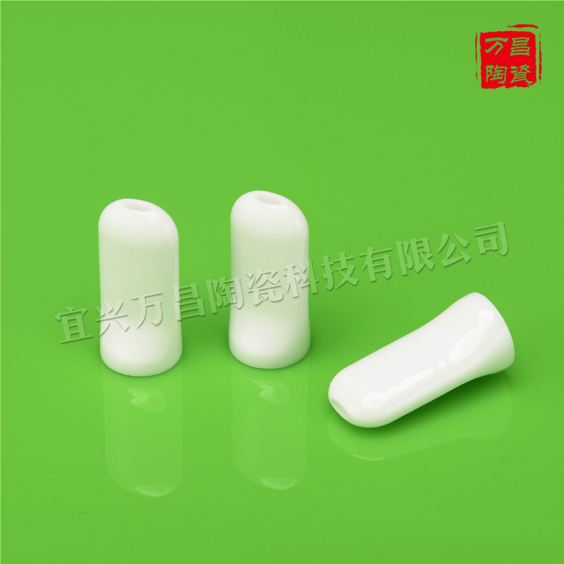 工厂批发特种氧化铝陶瓷管 精密CBD绝缘陶瓷吸嘴 电子陶瓷配件