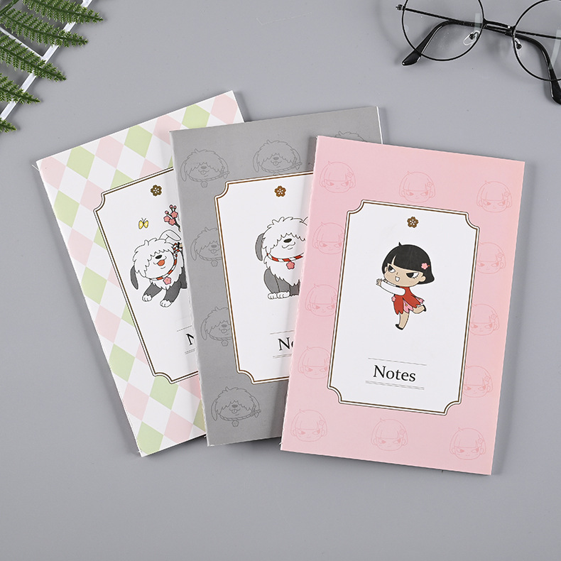 Cartoon fuchsia cute laptop for students