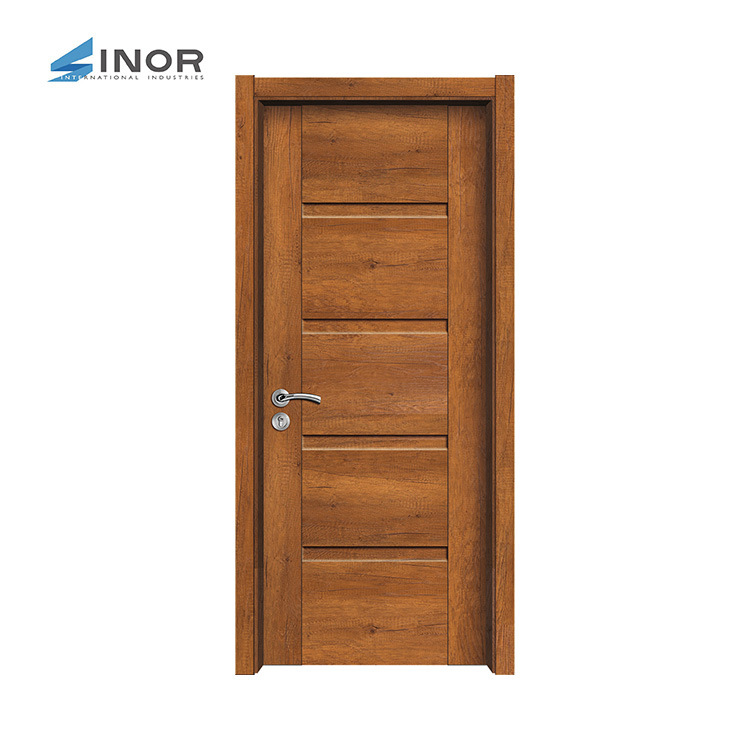 Puerta de madera de aluminio puerta ecológica simple sin pintura puerta interior puerta de aluminio panal de carbono placa de cristal dormitorio puerta de madera revestida de aluminio
