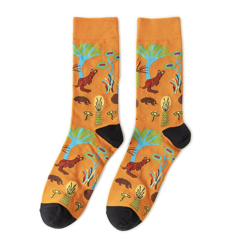 65g Weight Socks Classification Socks Lingerie Type Cotton (more than 50%) Fabric Type A Pair Quantity Casual, Daily Occasion Animal, Color Block Pattern All Seasons Season Unisex Gender Cute Style A Pair Cute Unisex Animal Color Block Cotton (more Than 50%) Crew Socks 11