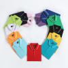 customized Mercerized cotton Secondary color Lapel Short sleeved men and women Same item Polo Sweater Custom clothes Printing logo