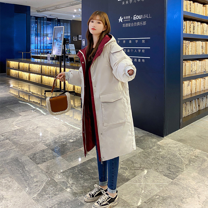 Of large number goods in stock support activity cotton-padded clothes Net Red have more cash than can be accounted for Overknee Down Jackets chic College wind Easy Cotton bt