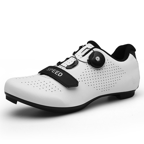 Cross-border locked cycling shoes for men, road cycling lock shoes, plain color cycling shoes, wholesale cycling shoes