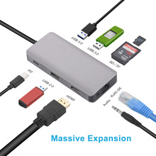 Type-C hub�Uչ�]�ź�һMacBook�Pӛ��HUB�๦��HDMI�D�Q����չ�]