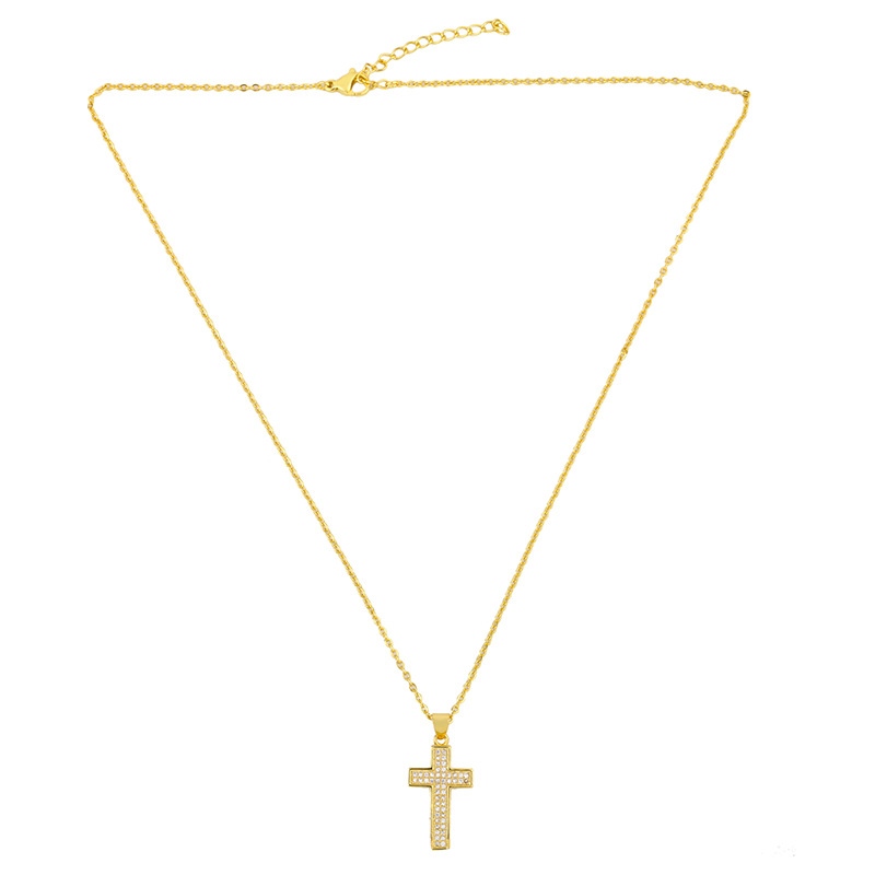 Fashion Cross Necklace Hot Selling Jewelry Cross Pendant Necklace Wholesale Nihaojewelry display picture 6