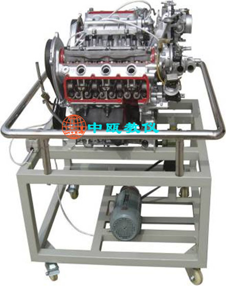 SZJ-F39、电喷（6缸）发动机解剖模型（动态演示）|发动机实训台